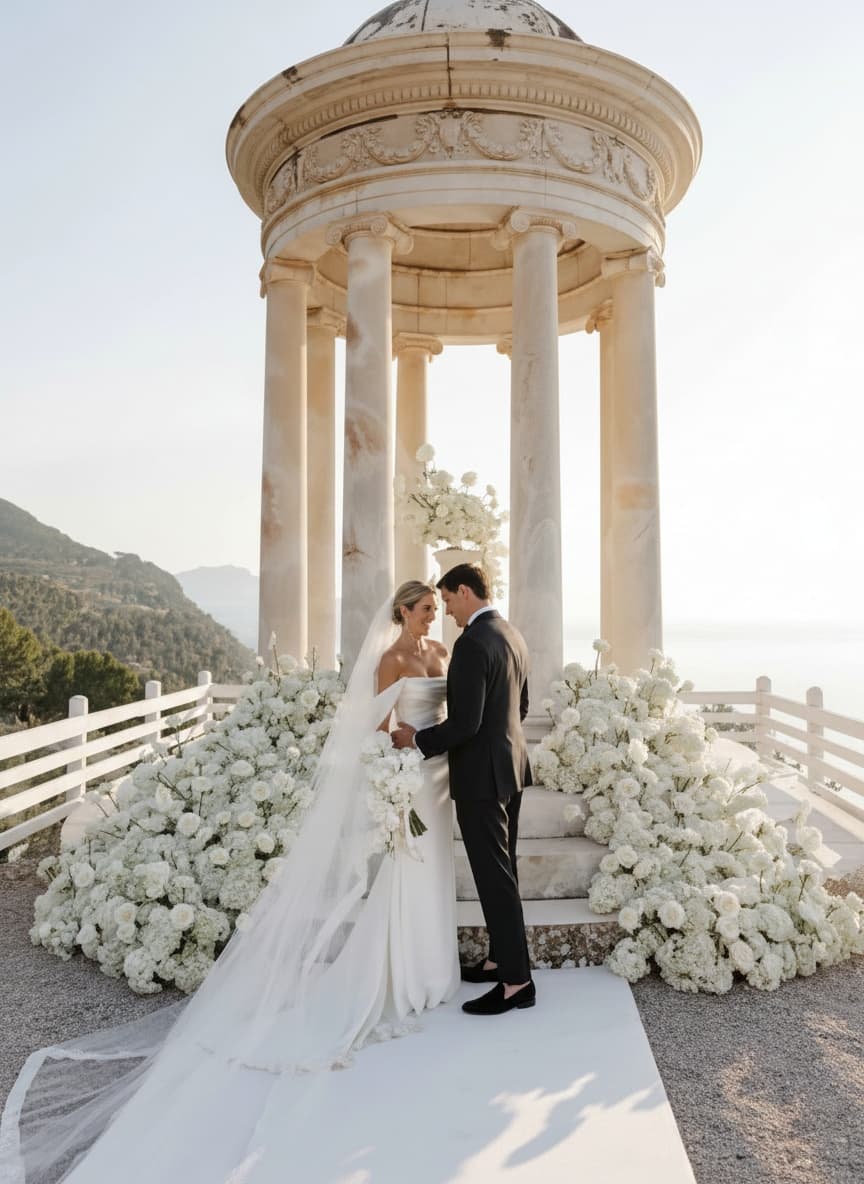 Palko Event - Elegant Wedding Ceremony with Bride and Groom